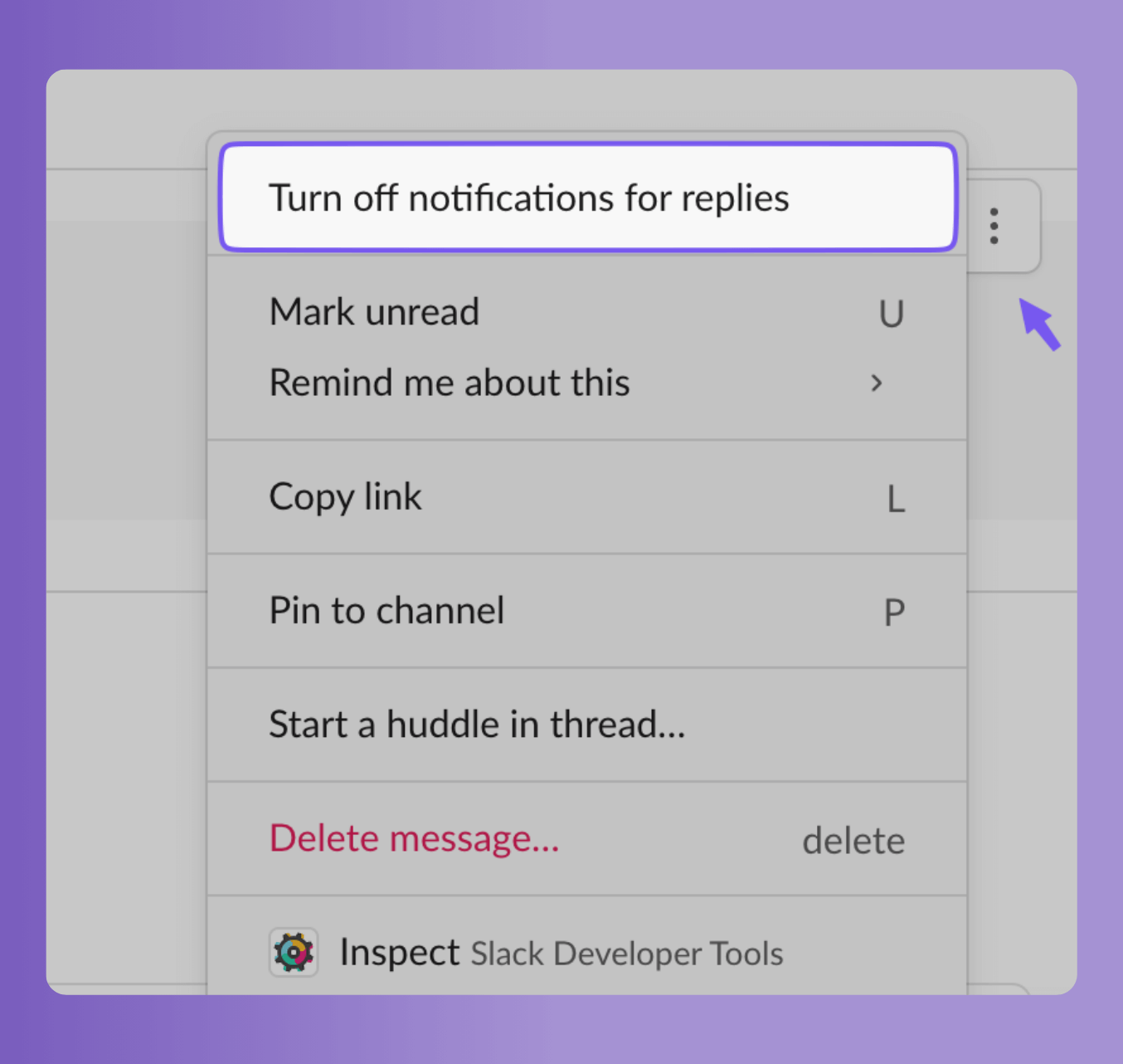Slack Thread Config